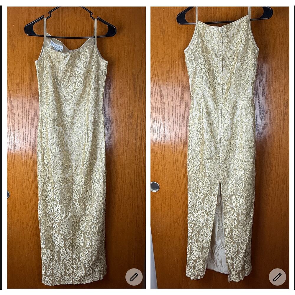 Vintage Jessica McClintock / Gunne Sax Lace Gown - Sz 5/6